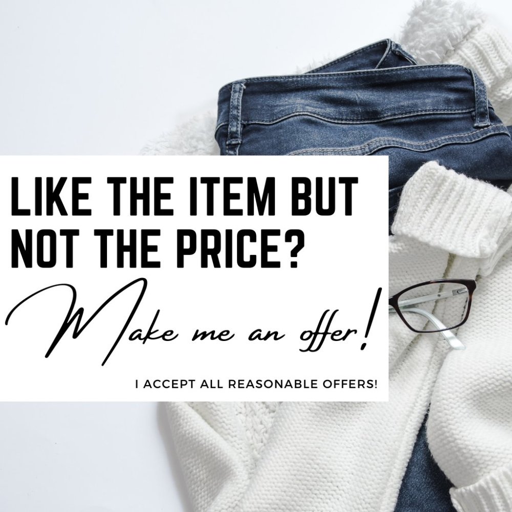 Like the item but not the price? Make me an offer!